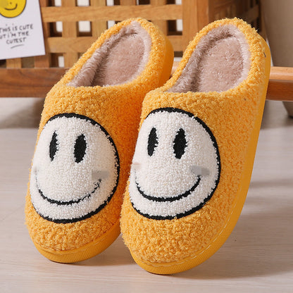 Smiley face slippers