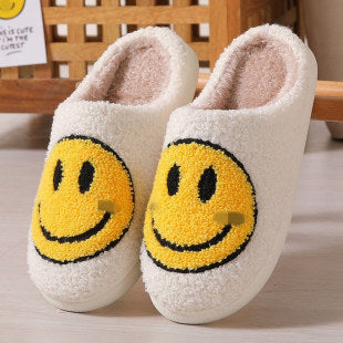 Smiley face slippers