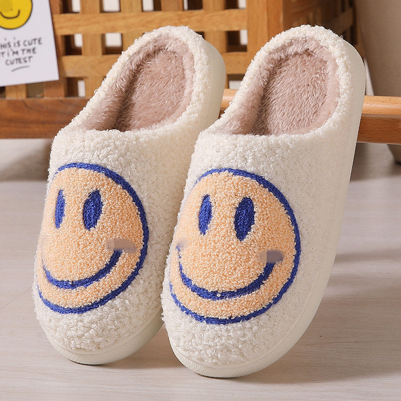 Smiley face slippers