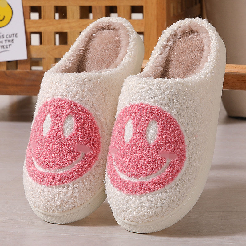 Smiley face slippers