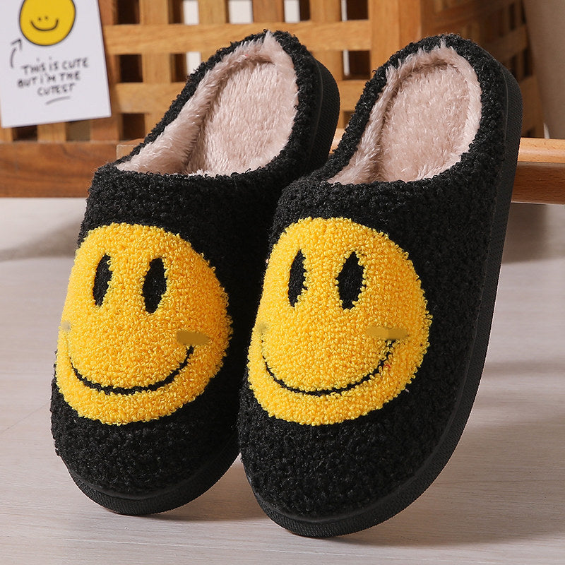 Smiley face slippers